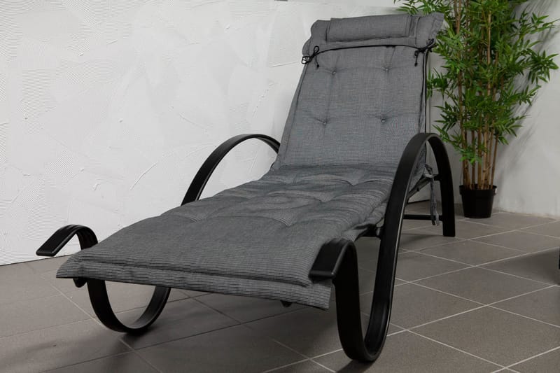 Canyon Solsängsdyna med nackkudde Fritab Grey - Hagemøbler - Puter - Puter til solseng