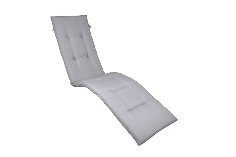 Basis Dekkstolpute Lysegrå - Fritab - Hagemøbler - Puter - Solstolpute - Dekkstolputer