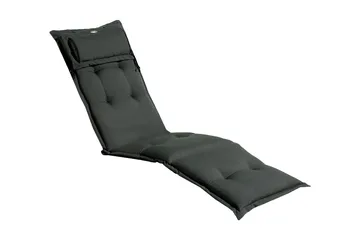 Däckstolsdyna Canyon med nackkudde Fritab Anthracite Grey