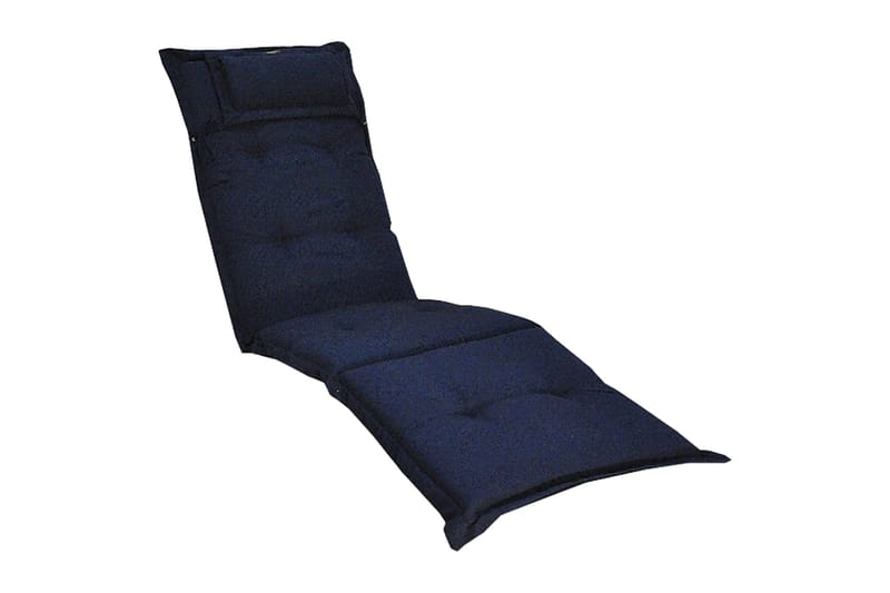 Däckstolsdyna Canyon med nackkudde Fritab blue - Hagemøbler - Puter - Solstolpute - Dekkstolputer