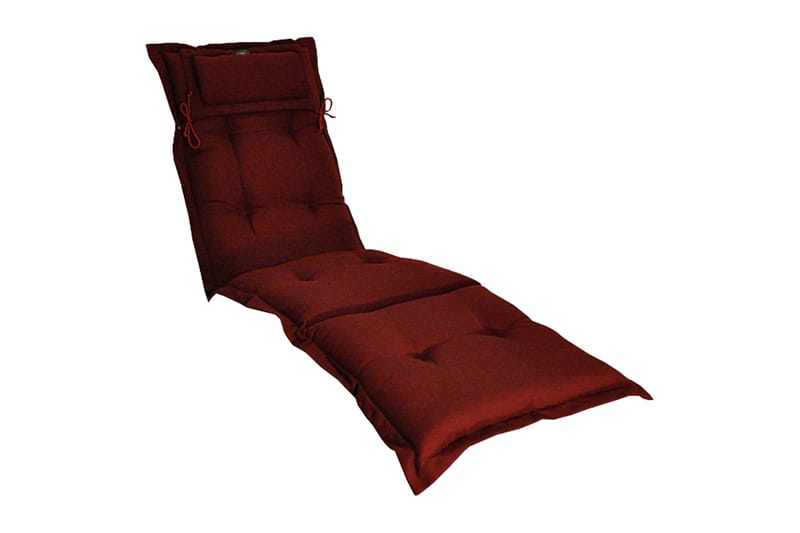 Däckstolsdyna Canyon med nackkudde Fritab Bordeaux - Hagemøbler - Puter - Solstolpute - Dekkstolputer