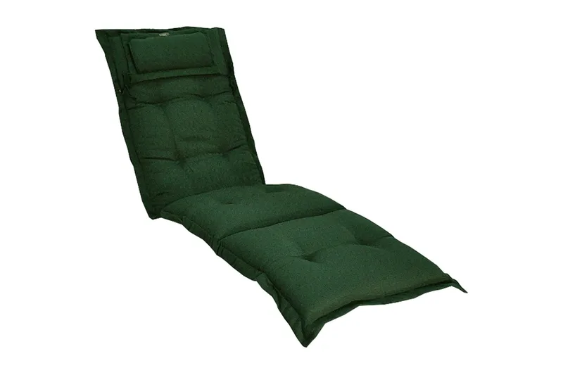 Däckstolsdyna Canyon med nackkudde Fritab Grön - Hagemøbler - Puter - Solstolpute - Dekkstolputer