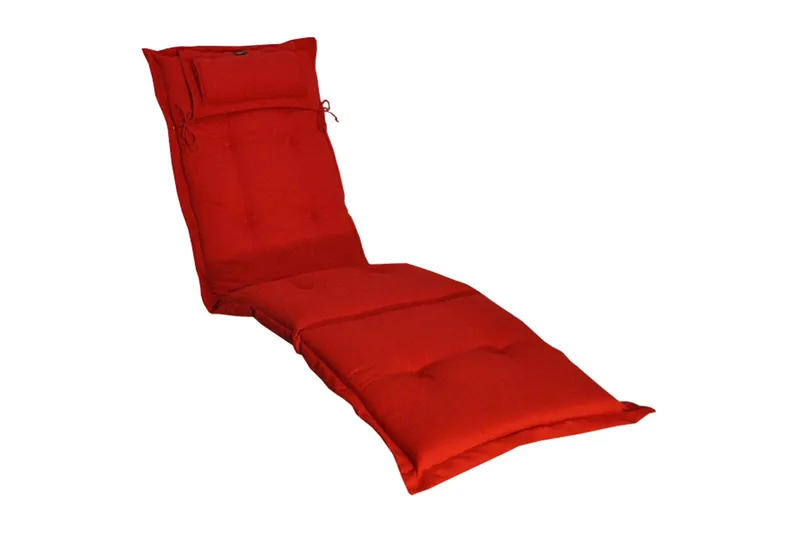 Däckstolsdyna Canyon med nackkudde Fritab Röd - Hagemøbler - Puter - Solstolpute - Dekkstolputer