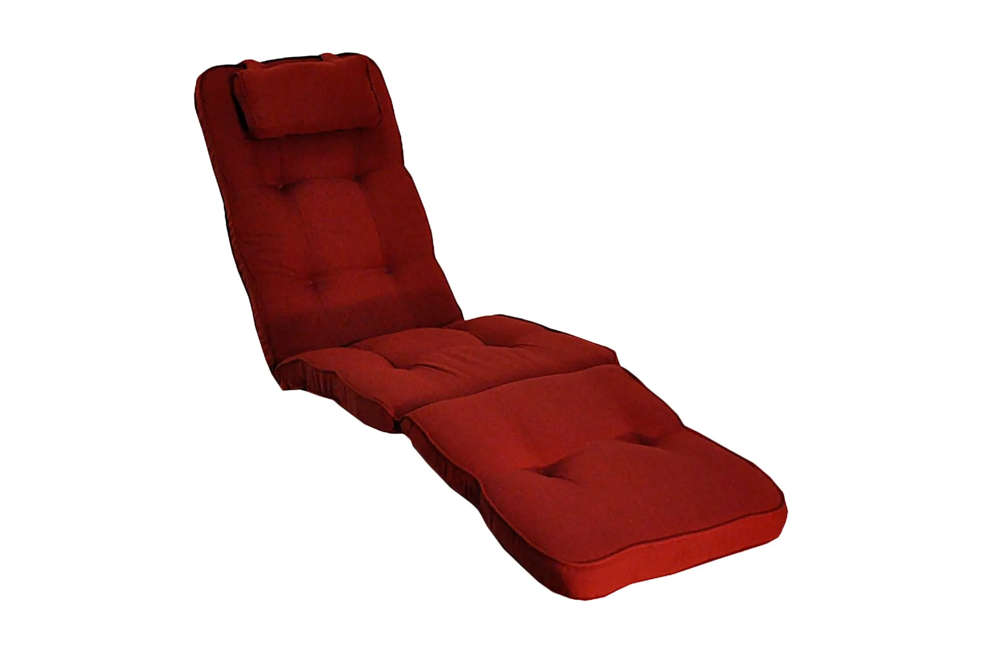 Dekkstolpute Fritab Dekkstolpute Woodline med nakkepute Bordeaux -