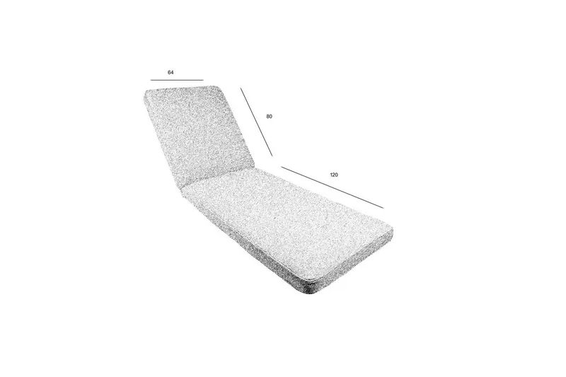 Solstolpute Fritab River - Beige Rustic - Hagemøbler - Puter - Puter til solseng