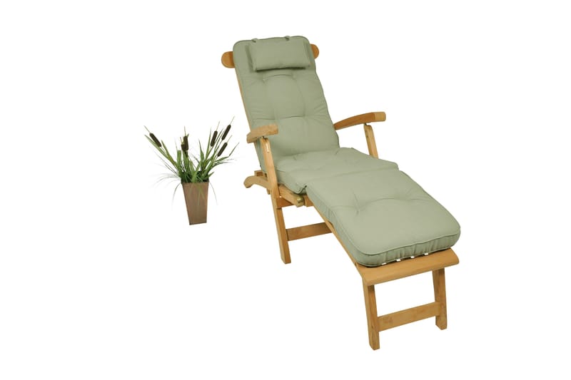 Standard Deckstolpute 50 cm - Grønn - Hagemøbler - Puter - Solstolpute - Dekkstolputer