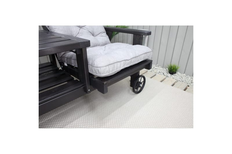 Stolpute med ryggstøtte Malmö Maxi Høy Rygg - Grå - Hagemøbler - Puter - Posisjonsputer