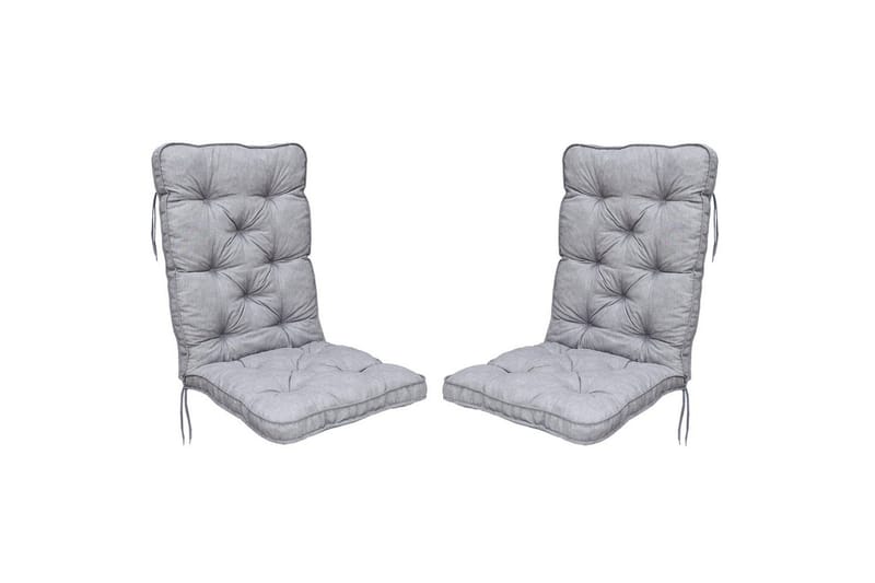 Stolpute med ryggstøtte Malmö Maxi Høy Rygg - Grå - Hagemøbler - Puter - Posisjonsputer