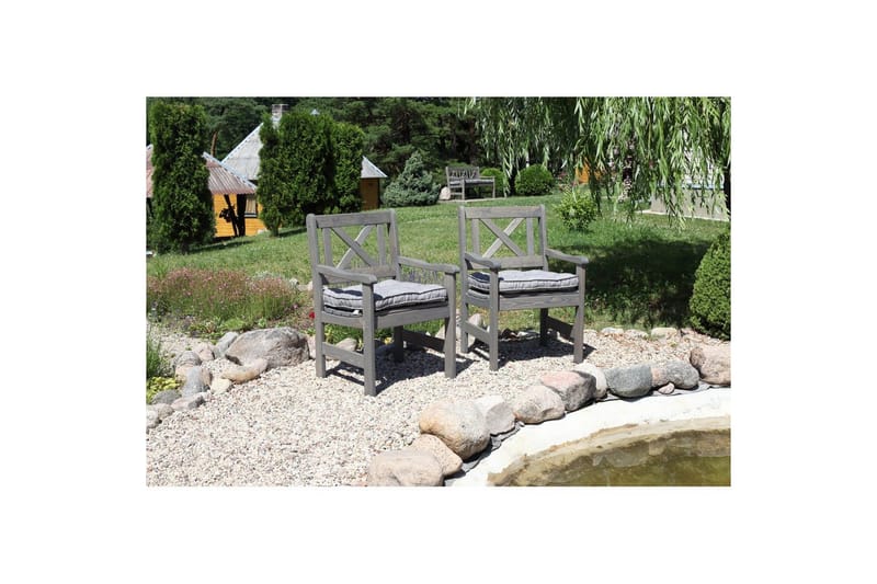 Stolpute Malmö - Grå - Hagemøbler - Puter - Sitteputer