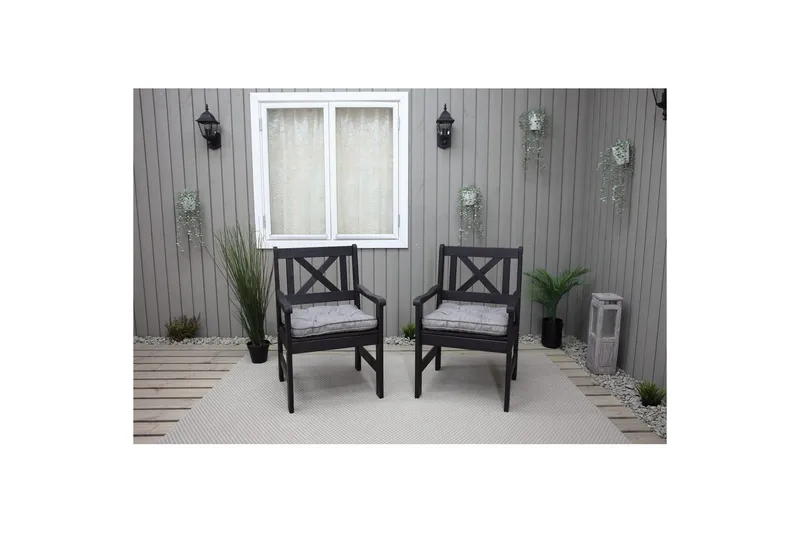 Stolpute Malmö - Grå - Hagemøbler - Puter - Sitteputer