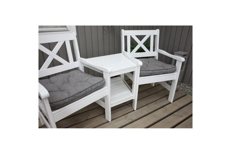 Stolpute Malmöning, grå - Hagemøbler - Puter - Sitteputer