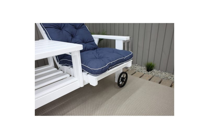 Stolpute med ryggstøtte Malmö Maxi Høy Rygg Blå - Blå - Hagemøbler - Puter - Øvrige puter