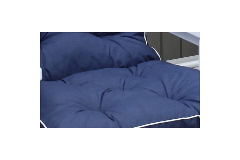 Stolpute med ryggstøtte Malmö Maxi Høy Rygg Blå - Blå - Hagemøbler - Puter - Øvrige puter