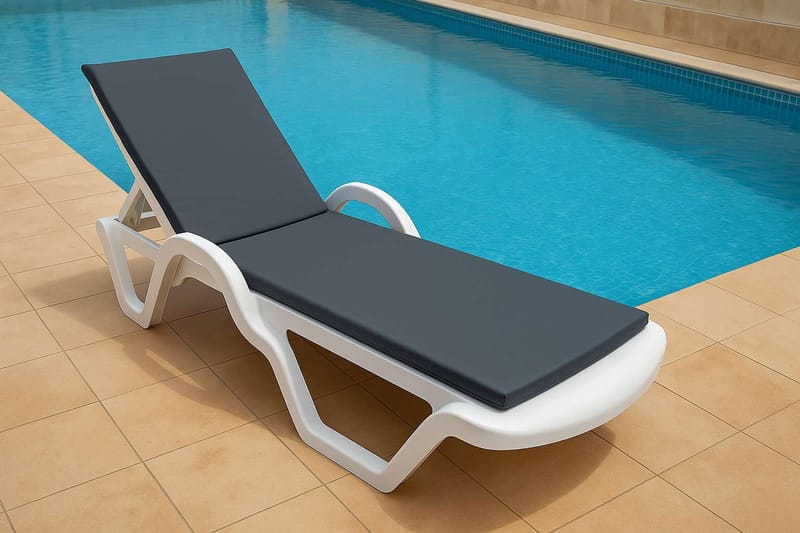 Travos Solstolpute - Grå - Hagemøbler - Puter - Puter til solseng