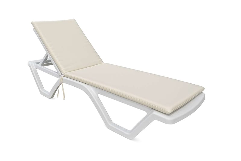 Travos Solstolpute - Hvit - Hagemøbler - Puter - Puter til solseng