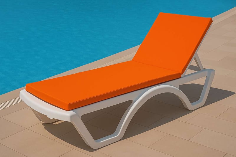 Travos Solstolpute - Oransje - Hagemøbler - Puter - Puter til solseng