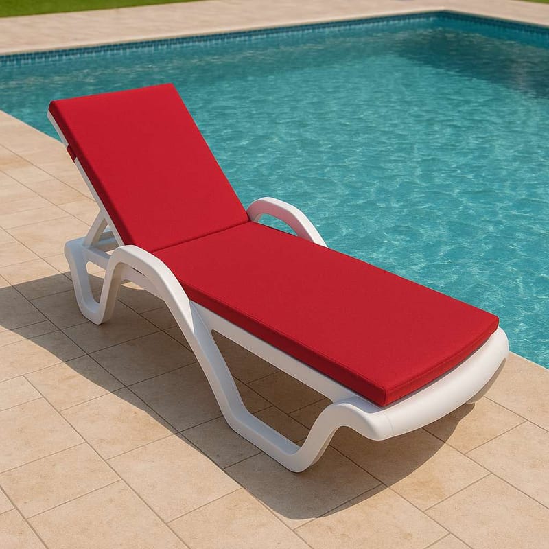 Travos Solstolpute - Rød - Hagemøbler - Puter - Puter til solseng