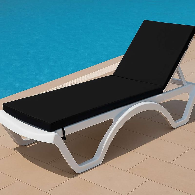 Travos Solstolpute - Svart - Hagemøbler - Puter - Puter til solseng