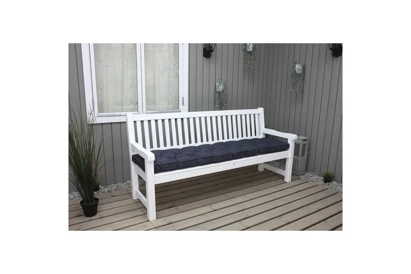 Utendørs sofapute Brooklyn 190 cm Svart - Svart - Hagemøbler - Puter - Sofaputer & benkeputer