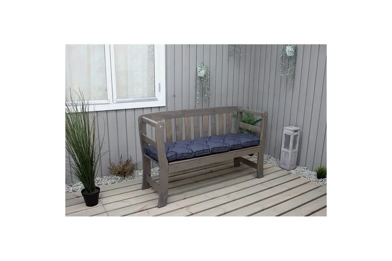 Utendørs sofapute Rosenborg 130 cm, svart - Hagemøbler - Puter - Sofaputer & benkeputer