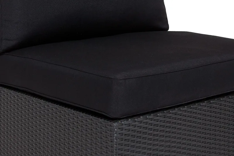 Bahamas Putetrekk til Ottoman/Bord, Svart