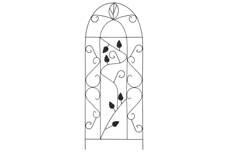 Klatreplantestativ 3 stk svart 40x100 cm jern - Hagemøbler - Solbeskyttelse - Avskjerming & vindskjerm - Espalier