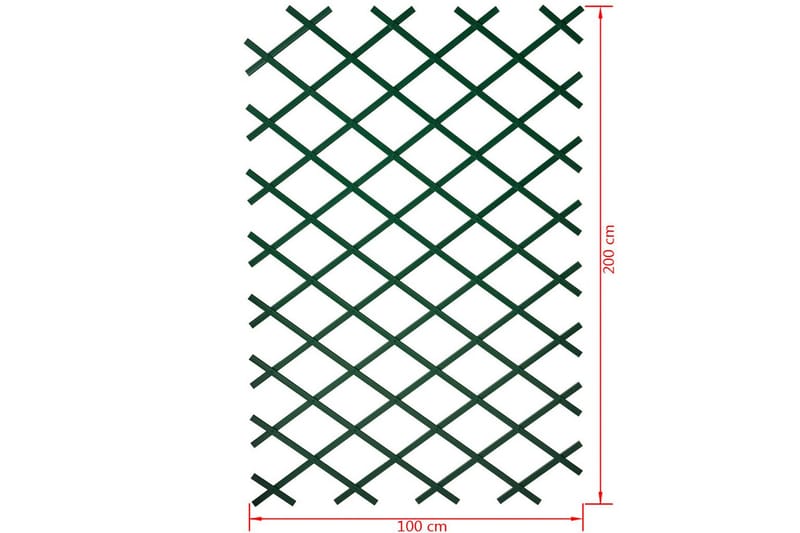 Nature Hageespalier 100x200 cm 6040704 - Hagemøbler - Solbeskyttelse - Avskjerming & vindskjerm - Espalier