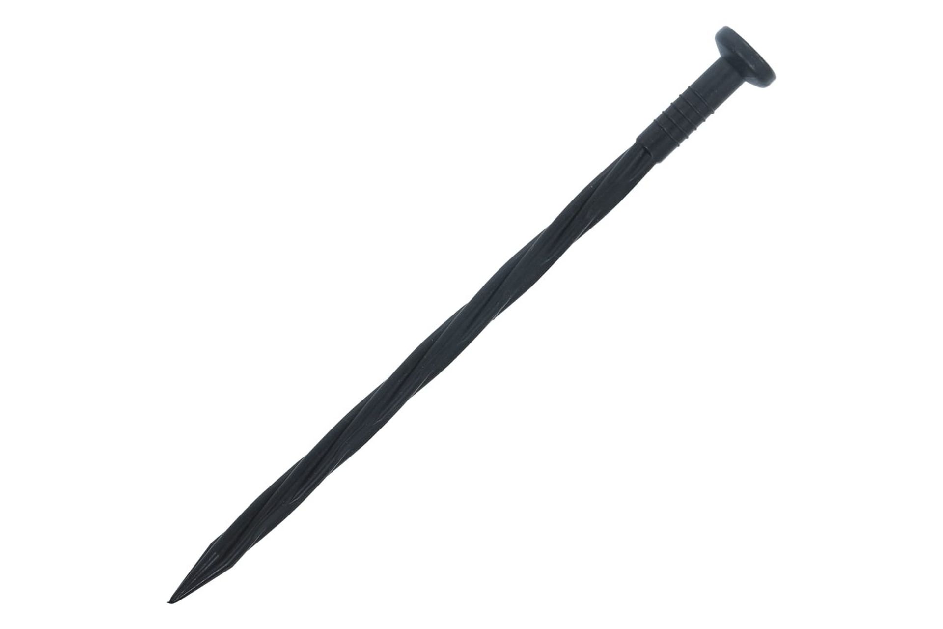 Fleksibel plenkant med 30 plugger 10 m 5 cm - Hagemøbler - Solbeskyttelse - Avskjerming & vindskjerm