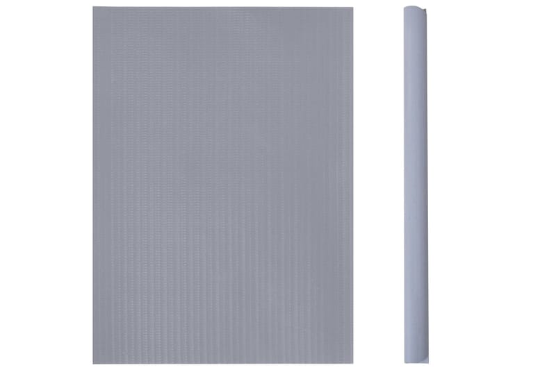 Hageskjerm 4 stk PVC 35x0,19 m matt lysegrå - Grå - Sikkerhet & vindubeskyttelse veranda - Avskjerming & vindskjerm - Skjerm