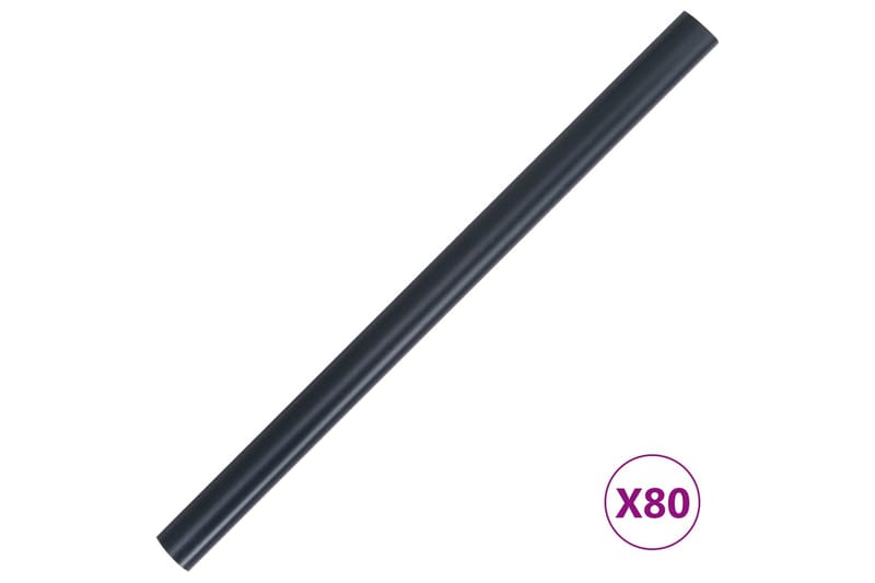 Hageskjerm PVC 140x0,19 m matt mørkegrå - Grå - Sikkerhet & vindubeskyttelse veranda - Avskjerming & vindskjerm - Skjerm