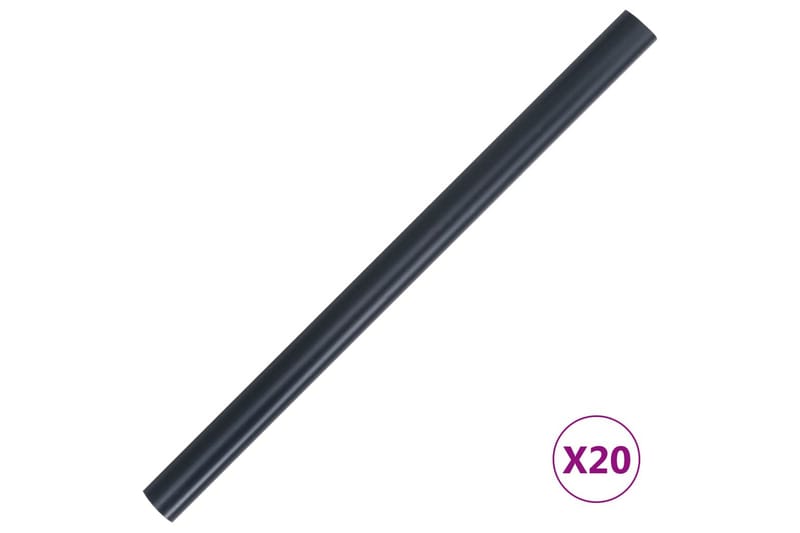 Hageskjerm PVC 35x0,19 m matt mørkegrå - Grå - Sikkerhet & vindubeskyttelse veranda - Avskjerming & vindskjerm - Skjerm
