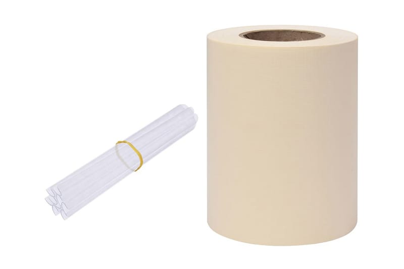 Hageskjerm PVC 70x0,19 m kremhvit - Krem - Hagemøbler - Solbeskyttelse - Avskjerming & vindskjerm