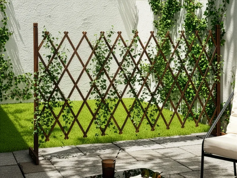 Hagespaljé Sciolze uttrekkbar - Brun - Hagemøbler - Solbeskyttelse - Avskjerming & vindskjerm - Espalier