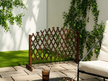 Hagespaljé Pavarolo uttrekkbar - Brun - Hagemøbler - Solbeskyttelse - Avskjerming & vindskjerm - Espalier