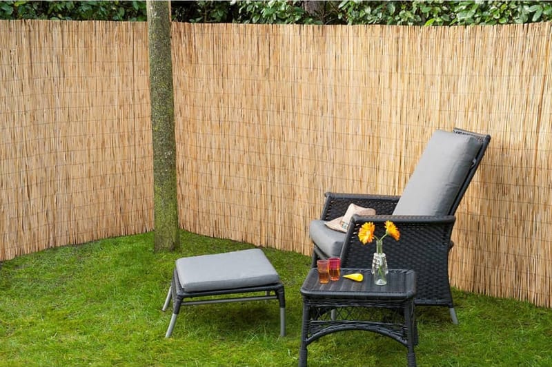 Nature 2 stk Hageskjermer 500x100 cm bambusrør - Hagemøbler - Solbeskyttelse - Avskjerming & vindskjerm