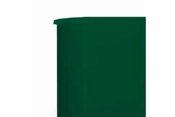 Vindskjerm 3 paneler stoff 400x160 cm grønn - Grønn - Hagemøbler - Solbeskyttelse - Avskjerming & vindskjerm - Skjerm