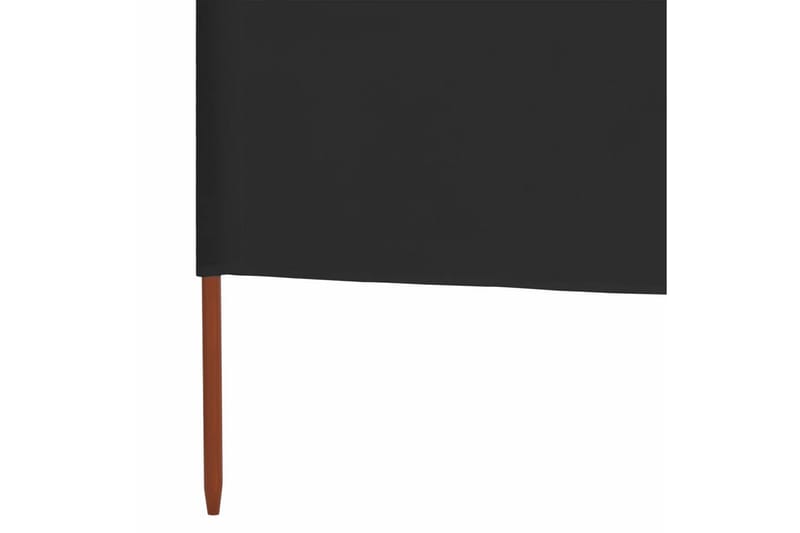 Vindskjerm 3 paneler stoff 400x160 cm antrasitt - Grå - Hagemøbler - Solbeskyttelse - Avskjerming & vindskjerm - Skjerm