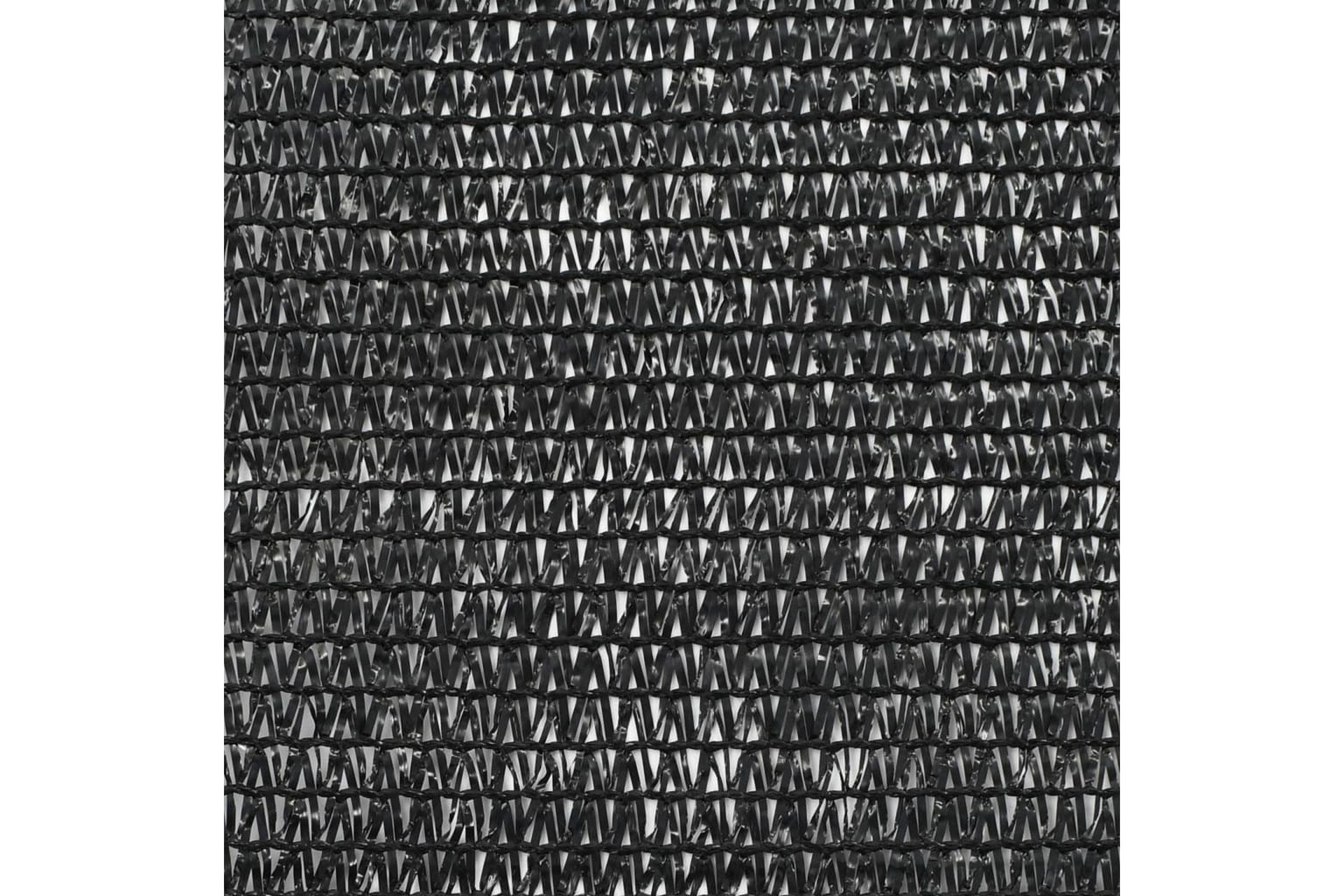 Tennisskjerm HDPE 1,2x25 m svart - Hagemøbler - Solbeskyttelse - Avskjerming & vindskjerm