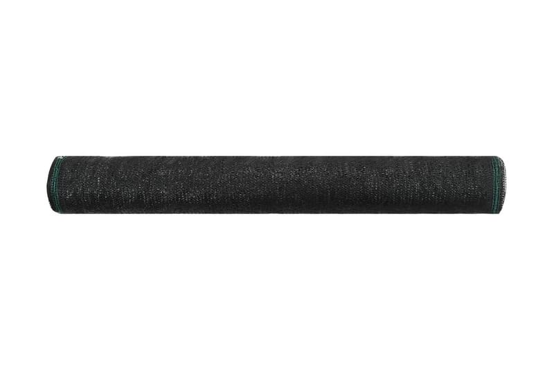 Tennisskjerm HDPE 1,6x100 m svart - Hagemøbler - Solbeskyttelse - Avskjerming & vindskjerm