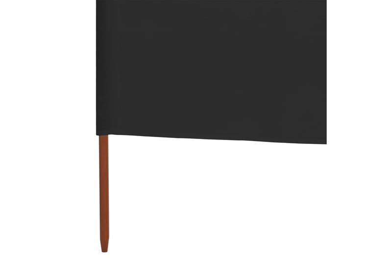 Vindskjerm 3 paneler stoff 400x80 cm antrasitt - Grå - Hagemøbler - Solbeskyttelse - Avskjerming & vindskjerm