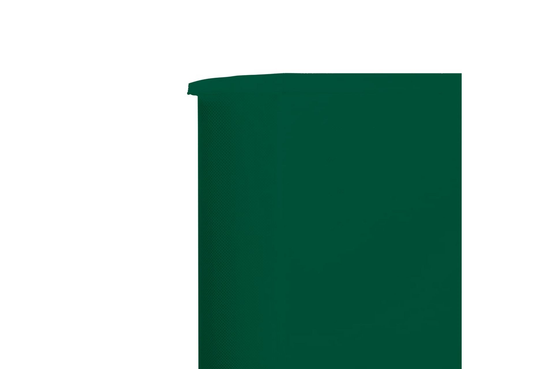 Vindskjerm 5 paneler stoff 600x80 cm grønn - Grønn - Hagemøbler - Solbeskyttelse - Avskjerming & vindskjerm