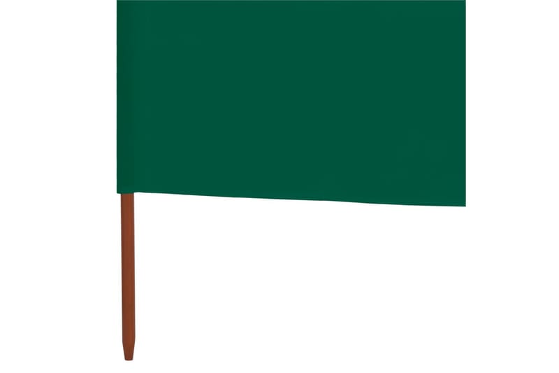 Vindskjerm 5 paneler stoff 600x80 cm grønn - Grønn - Skjerm - Sikkerhet & vindubeskyttelse veranda - Avskjerming & vindskjerm