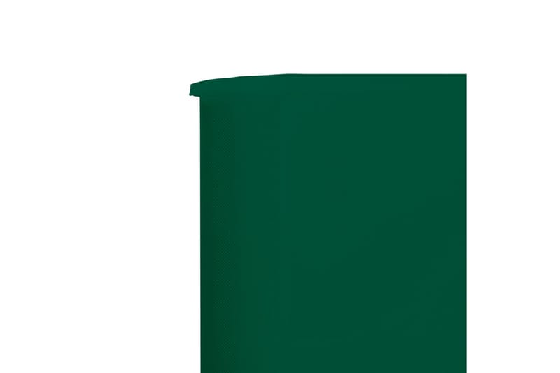 Vindskjerm 6 paneler stoff 800x120 cm grønn - Grønn - Sikkerhet & vindubeskyttelse veranda - Avskjerming & vindskjerm - Skjerm