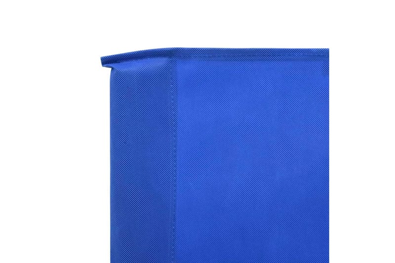 Vindskjerm 6 paneler stoff 800x120 cm asurblå - Blå - Hagemøbler - Solbeskyttelse - Avskjerming & vindskjerm