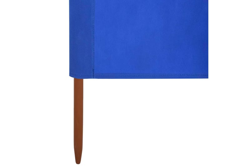 Vindskjerm 6 paneler stoff 800x120 cm asurblå - Blå - Hagemøbler - Solbeskyttelse - Avskjerming & vindskjerm