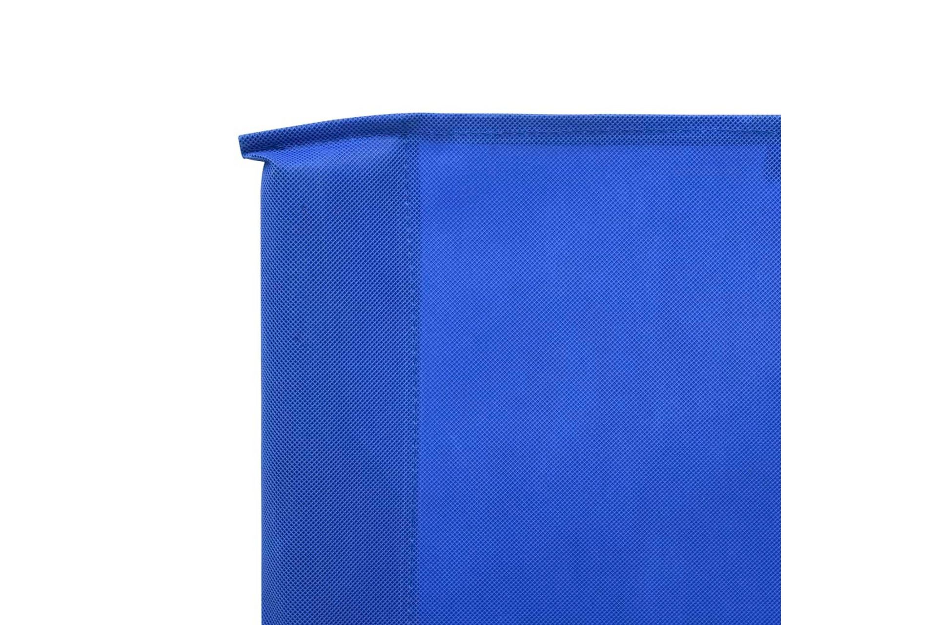 Vindskjerm 9 paneler stoff 1200x120 cm asurblå - Blå - Hagemøbler - Solbeskyttelse - Avskjerming & vindskjerm