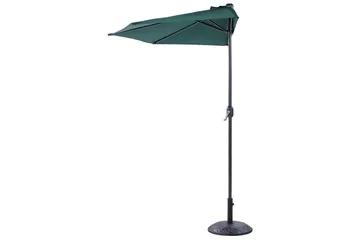 Carleton Parasol 100x100 cm - Grønn/Svart - Hagemøbler - Solbeskyttelse - Parasoller - Balkongparasoll