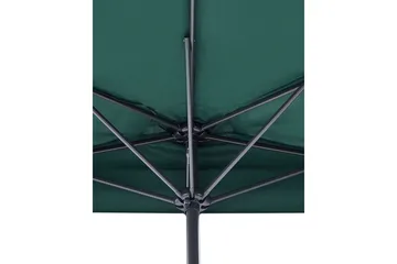 Carleton Parasol 100x100 cm - Grønn/Svart - Hagemøbler - Solbeskyttelse - Parasoller - Balkongparasoll