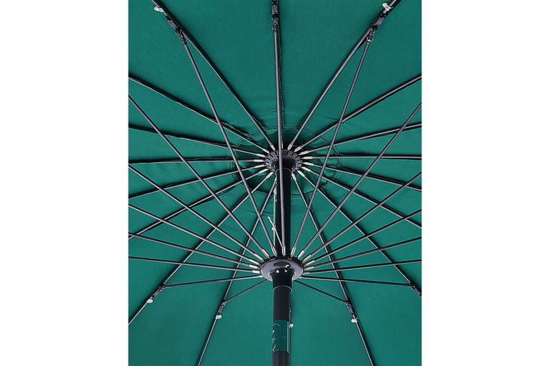 Faenza Parasol 255 cm - Grønn/Svart - Hagemøbler - Solbeskyttelse - Parasoller - Balkongparasoll