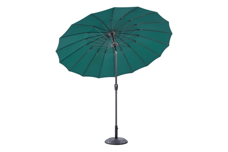 Faenza Parasol 255 cm - Grønn/Svart - Hagemøbler - Solbeskyttelse - Parasoller - Balkongparasoll